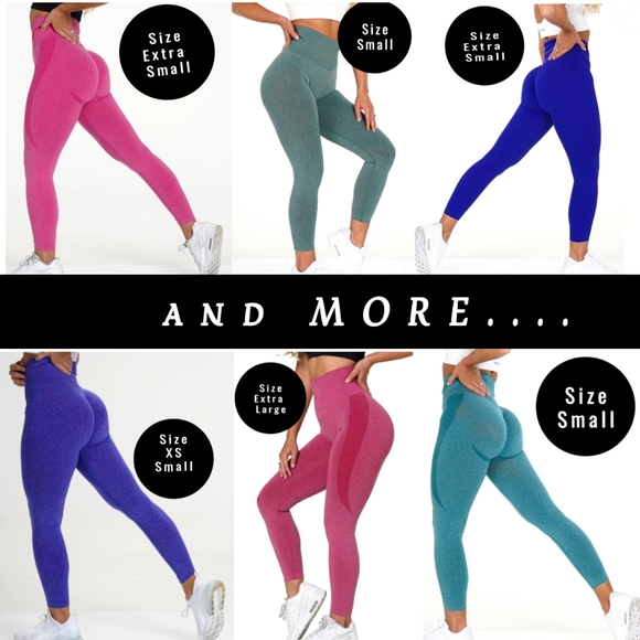 NVGTN Signature Leggings Powder Blue NEW - Picture 8 of 11